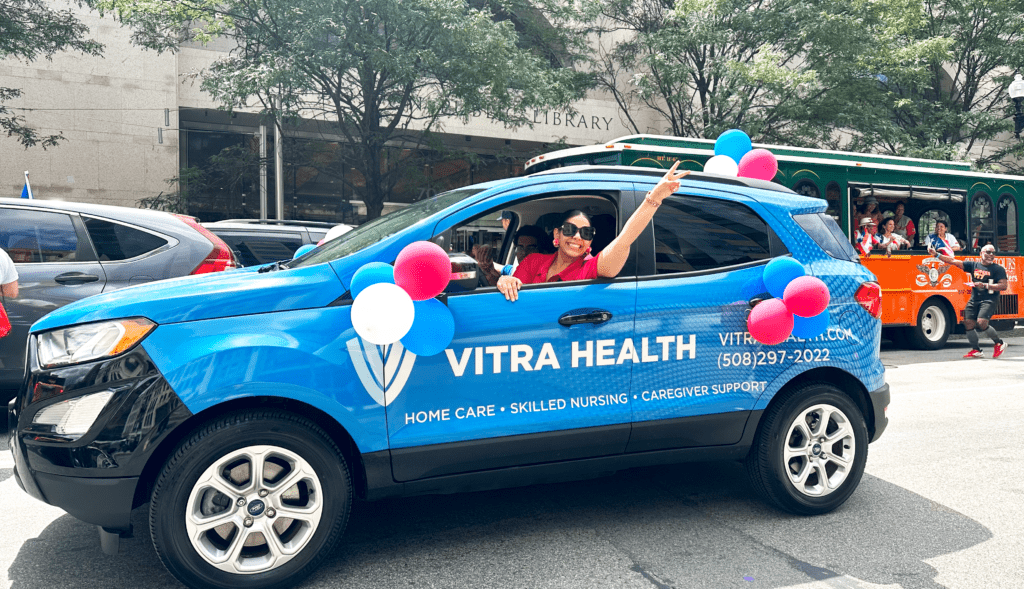 Vitra Team in the Company Vehicle during the Puerto Rican Festival Parade