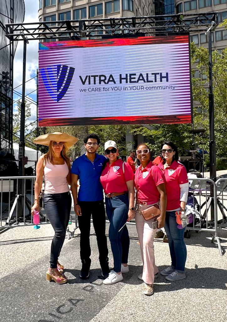 Vitra Team together at the Puerto Rican Festival
